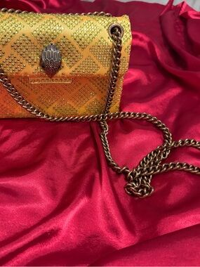 Kurt Geiger mini purse yellow